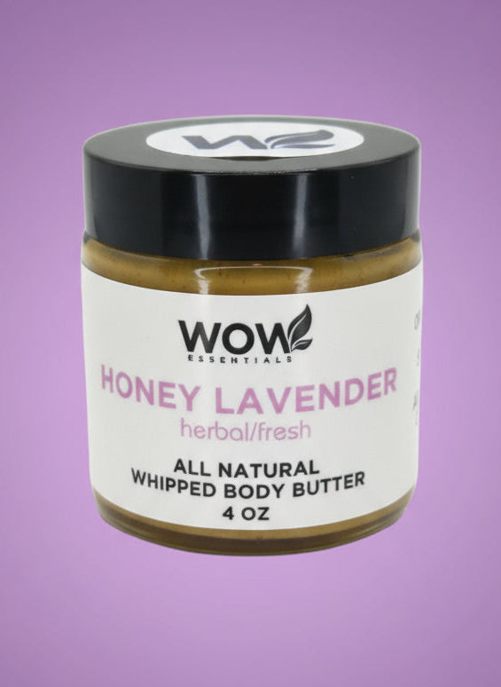 Natural Whipped Body Butter - HONEY LAVENDER