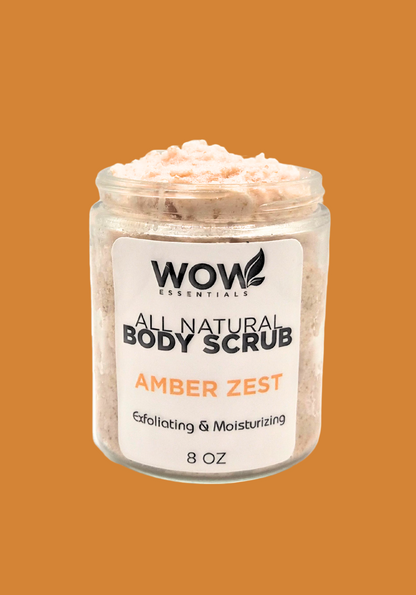 Natural Body Scrub - AMBER ZEST