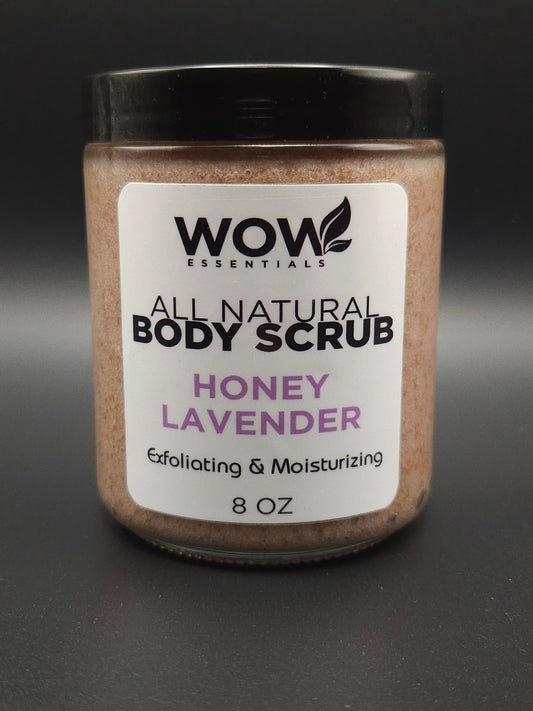 Natural Body Scrub -HONEY LAVENDER