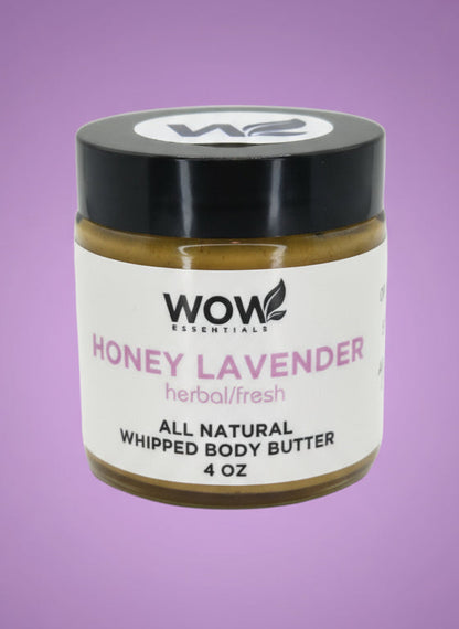 Natural Whipped Body Butter - HONEY LAVENDER
