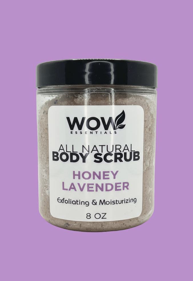 Natural Body Scrub -HONEY LAVENDER