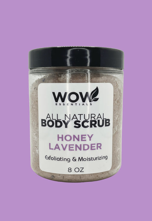 Natural Body Scrub -HONEY LAVENDER